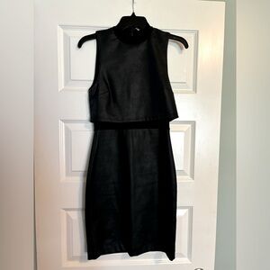 French Connection Cracked Earth Layered Jersey Dress